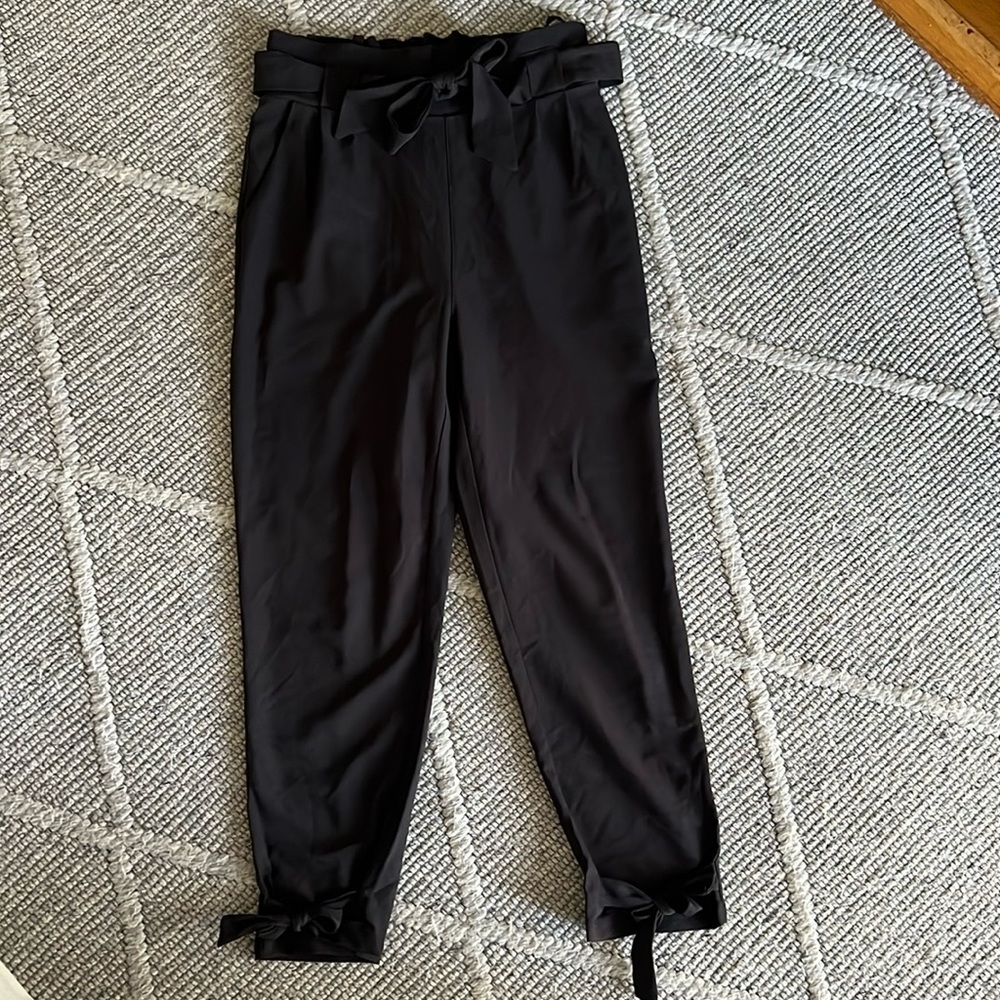 Black Trousers with Bows